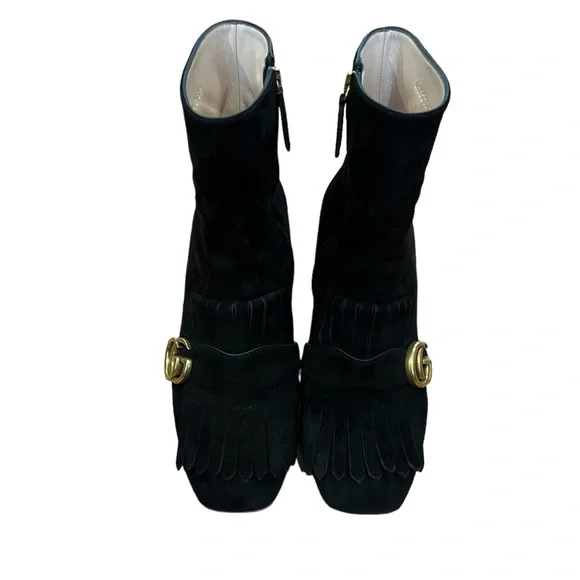 Gucci Suede Ankle Booties Size EU 39 - Picture 3 of 8